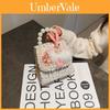 Girl Kid Princess Style Pearl Handheld Bag With Animal Pattern For Daily Use
