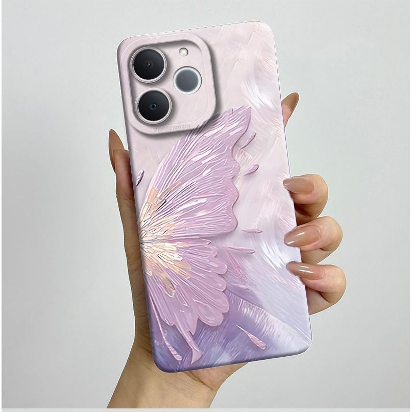 For Realme Note 70T Phone Case Aesthetic Butterfly Flower Anti Drop Protection Covers For Realme Note 70 T Note70T Bumper Casing