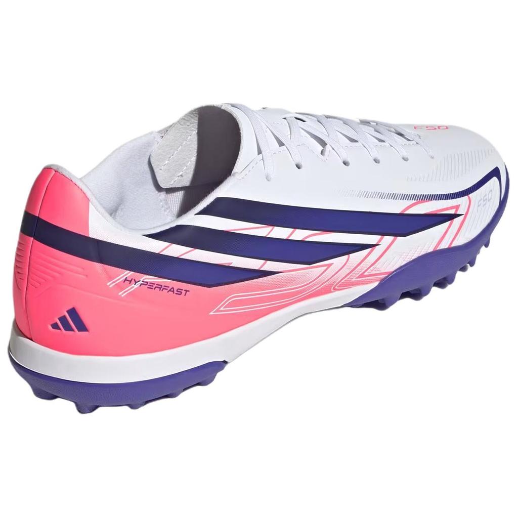 adidas F50 Hyperfast Club TF Bulut Beyazı Güneş Moru Unisex Spor Ayakkabıları Güneş Moru Güneş-Turbo KJ3409