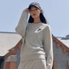 Fila Mikiny Pánské Měsíční Šepot Melírovaná Šedá Kulatý Výstřih Střední Běžný F11U439203FMG