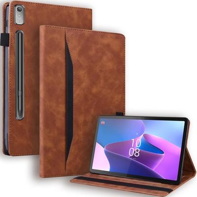 Lenovo Tab P11 Pro Gen 2 TB132FU TB132XU 11.2" Case, Classic, with Stylus Holder, Brown