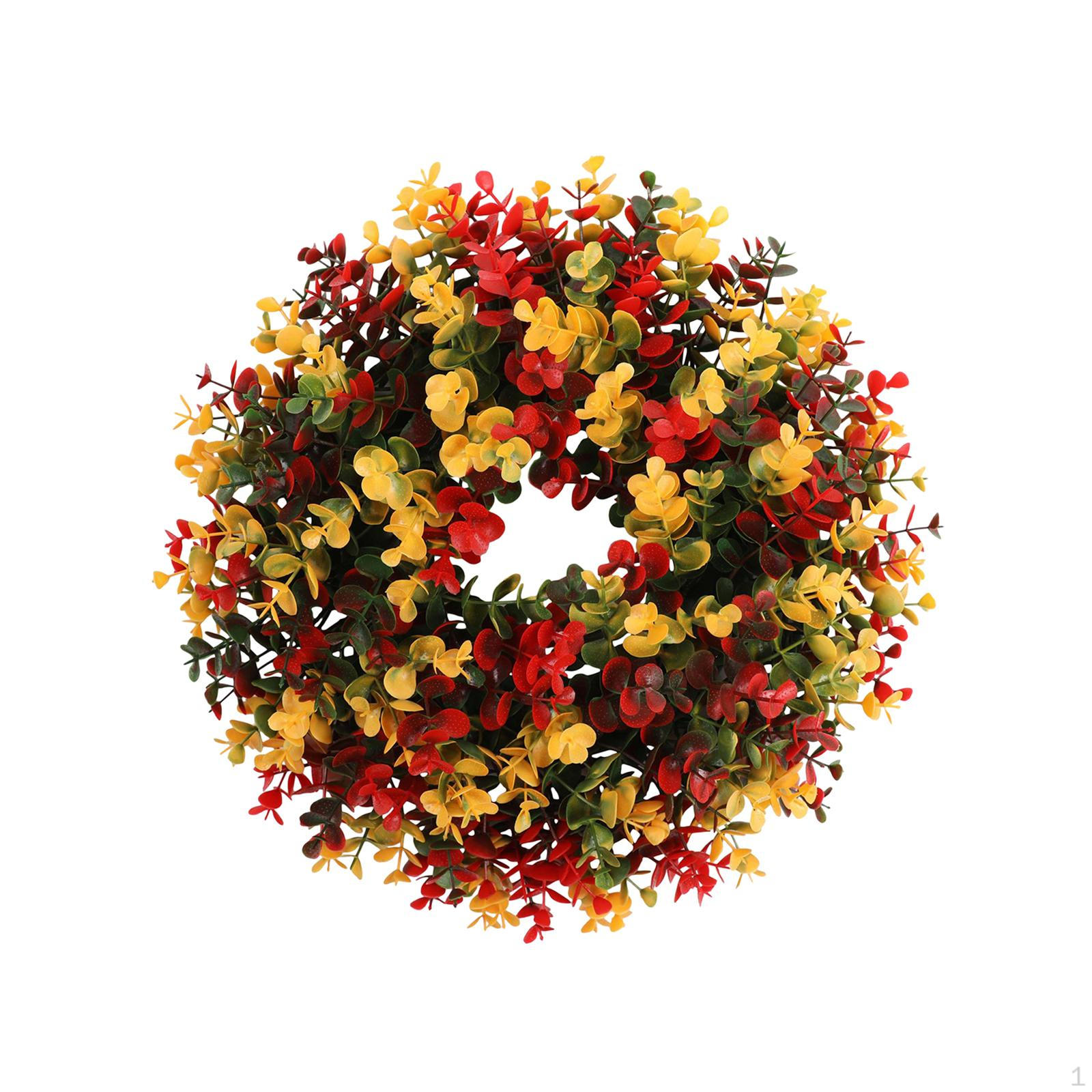 

Искусственный рождественский венок, праздничная гирлянда, украшение на Рождество для использования в помещении и на открытом воздухе