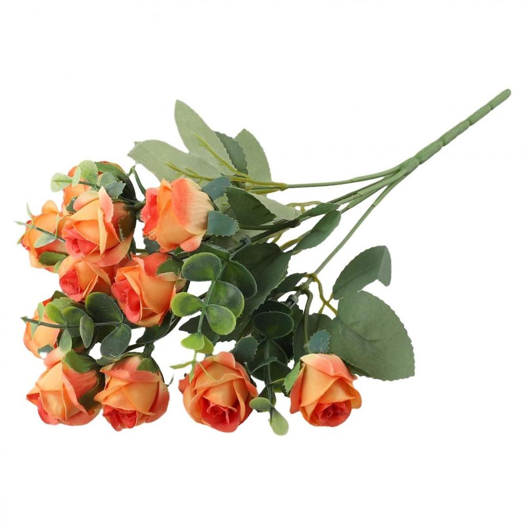 10 Heads Artificial Flowers Wedding Bouquet Home Decoration Artificial Roses