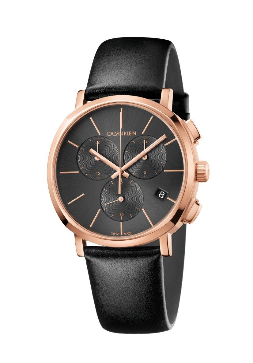 

Хронограф Posh K8Q376C3 подлинный импортный черный [Calvin Klein] мужской