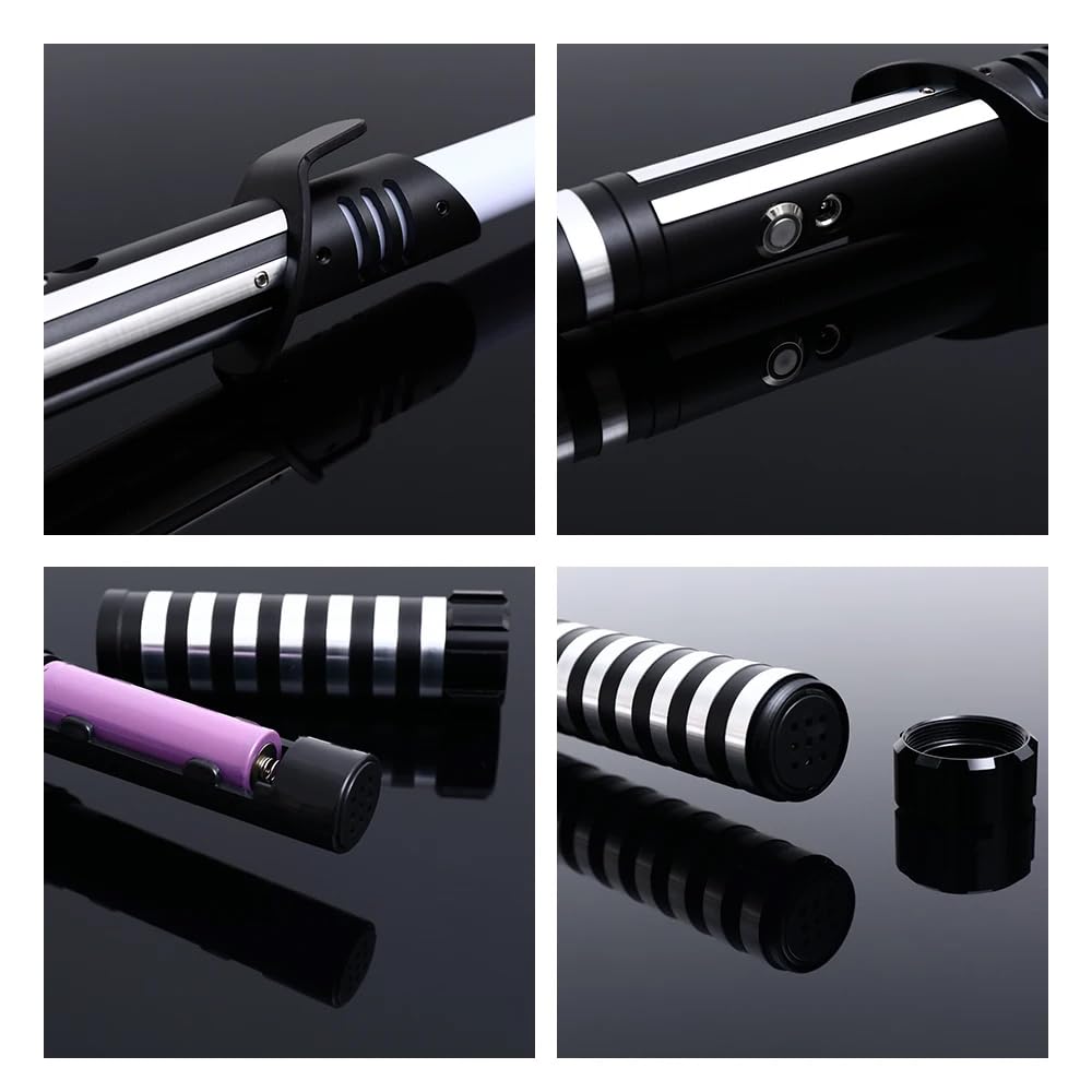 Zmart Anakin RGB Metall Laser LED Beleuchtet Star Wars RGB Farbe Sound Schwert Spielzeug Lichtschwert, Schwert, Spielzeug, Lichtschwert, Schwert, Cosplay, Stil,