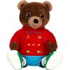 Peluche Musicale Petit Ours Brun - GIPSY TOYS - Conteur D'hisoires 28 Cm