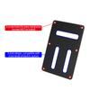 6 Holes 3 Slots Electric Guitar Back Plate Tremolo Spring Cavity Backplate Circuit Wiring Protective Rear Cover
