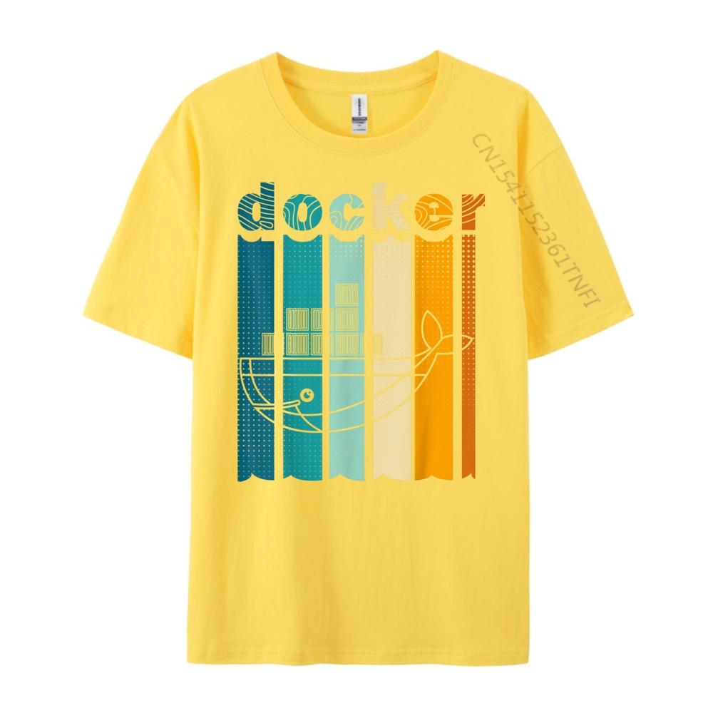 Docker Linux Devops Programming Coding Computer Scientist Graphic Tees Men Camisetas St Patrick's Day