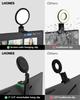 LitONES Compact Handheld Ring Light with Ideal for Computer Actress Monitor CRI High 50 Color Remote Work Tabletop Reading Tripod USB Ideal for Online