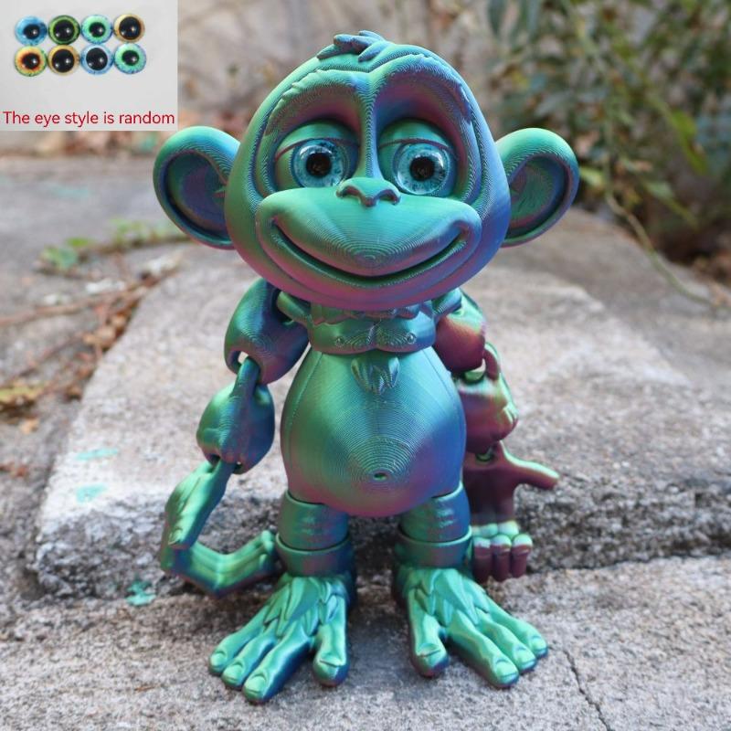 3D Printing Toy 3D Printing Climbing Monkey Joint Activity Landscaping Ornament Children's Toy