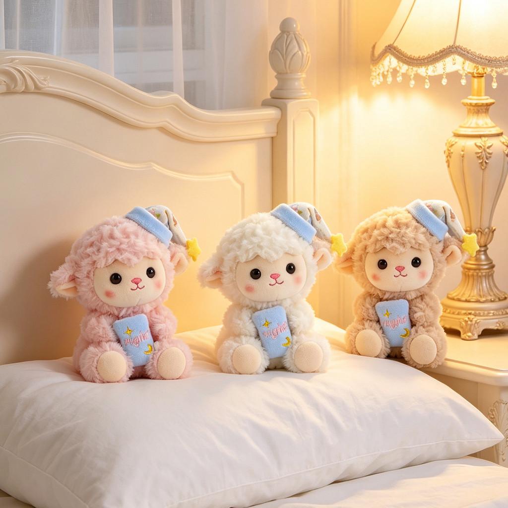 Cartoon Sheep Plush Keychain For Backpacks Gift For Girls