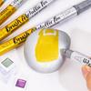 Gold & Silver Double-Ended Two-Color Waterproof Metal Markers for Black Card, Drawing, Signing, and Graffiti