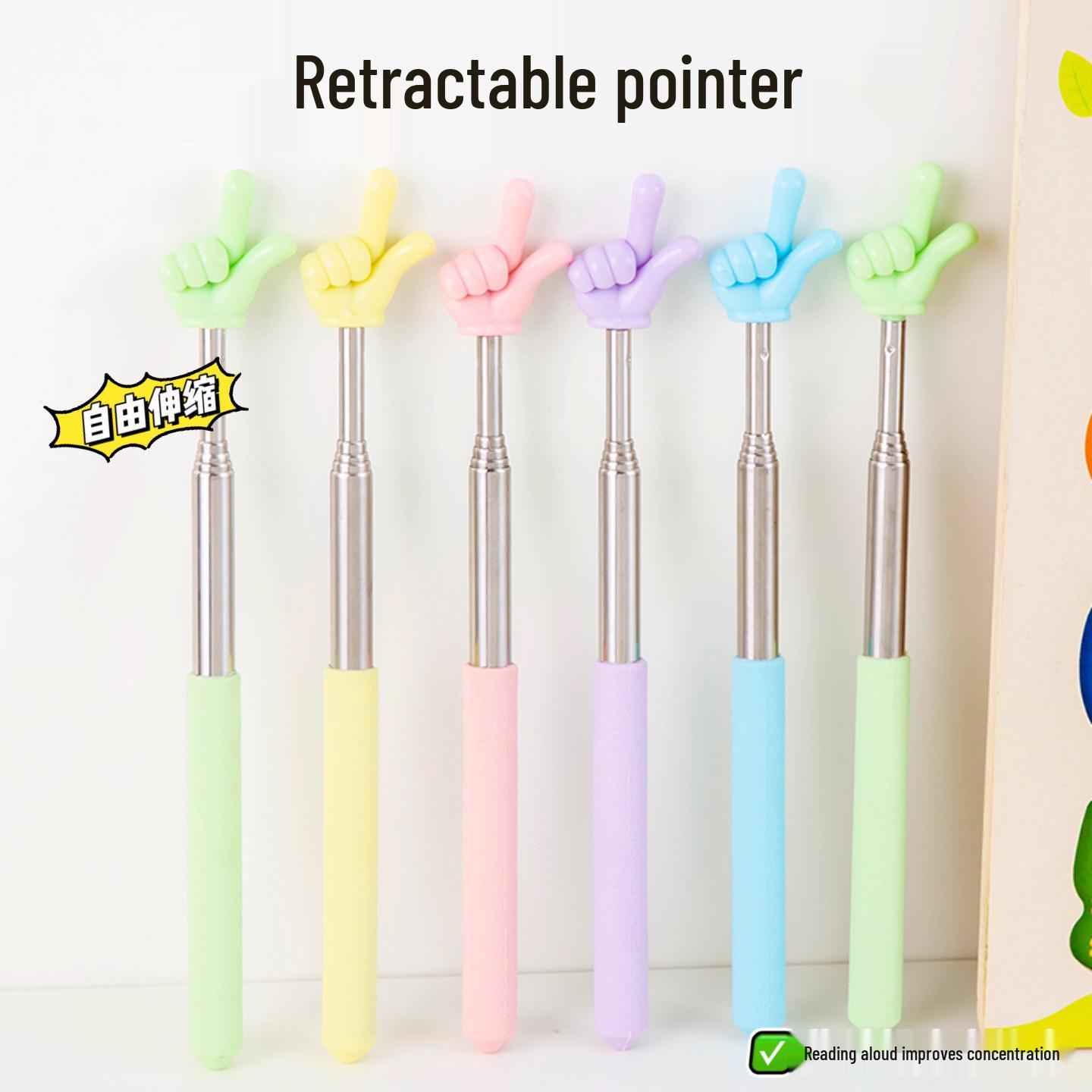 

Cute Telescopic Pointer for Teachers and Students - Ideal for Classroom and Home Reading