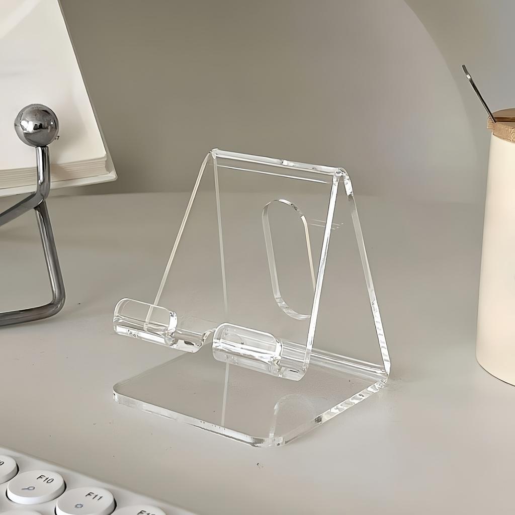 A multifunctional desktop phone holder, transparent phone holder, portable phone holder, TV-watching gadget