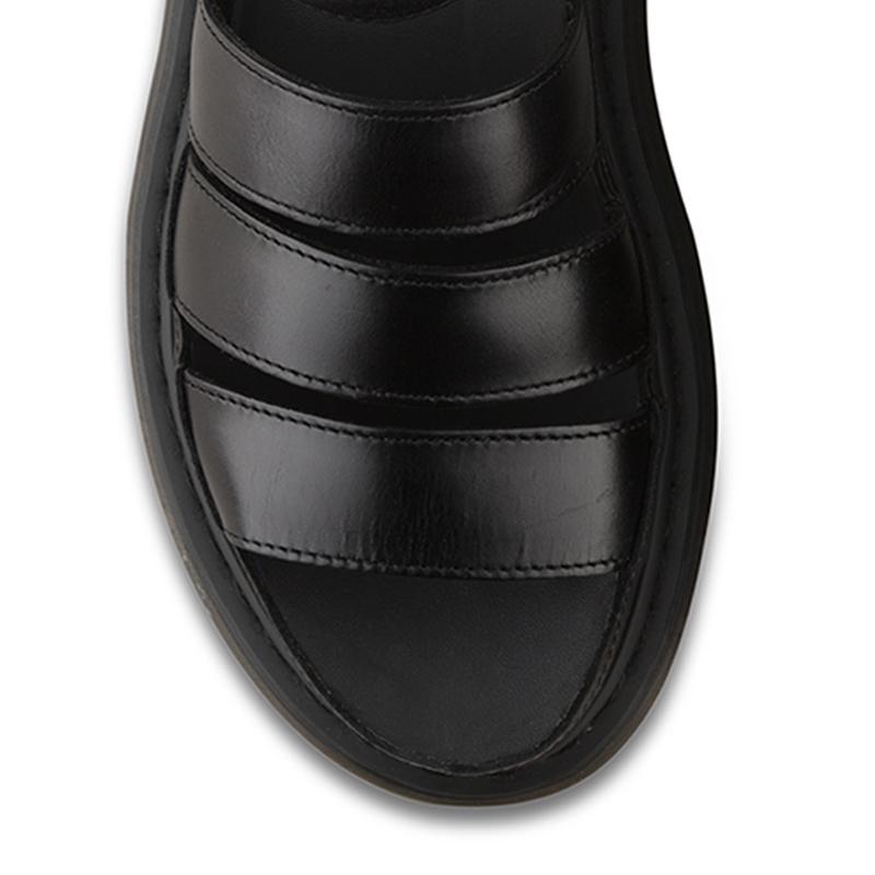 Mode Echtes Leder Sommer Sandalen Plateau Damen Römisch Lässig Luxus Sandalen Mode Bequeme Absätze Damen