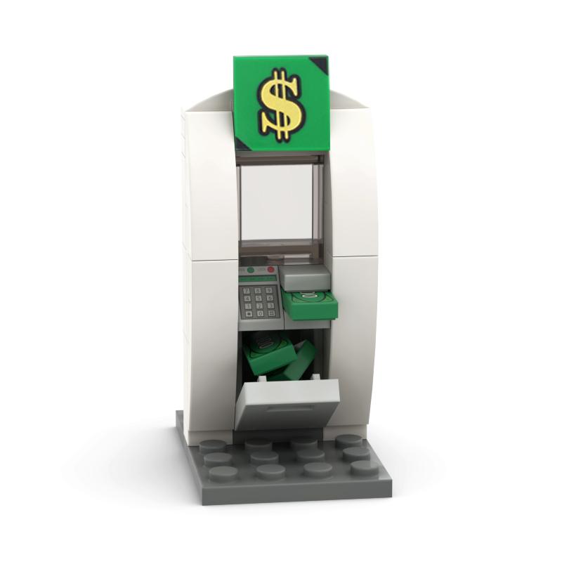 MOC Bricks Toys Model Compatible MOC Parts Bricks City Street Lamp Building Block Lamp with Halloween Bat Lamp