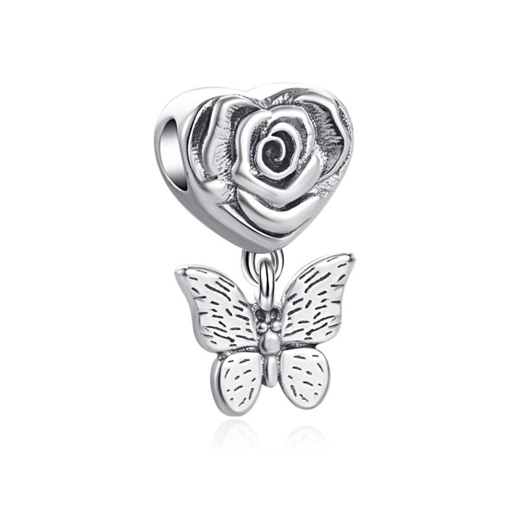 New Inoriginal Copper Variegated Exquisite Butterfly Series Charm Fit Bracelet Necklace Diy Women Jewelry Gift