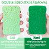 Natural Wood Pulp Cotton Sponge Wipe Re-Washable Sponge Household Cleaning Pad Kitchen Cleaning Gadgets Descaling Cleaning Rub