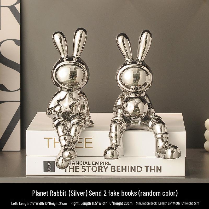 Charming Rabbit Ornaments for Home Décor: Perfect for Living Rooms, Entryways, TV Cabinets, Wine Cabinets, Offices, and Model Rooms