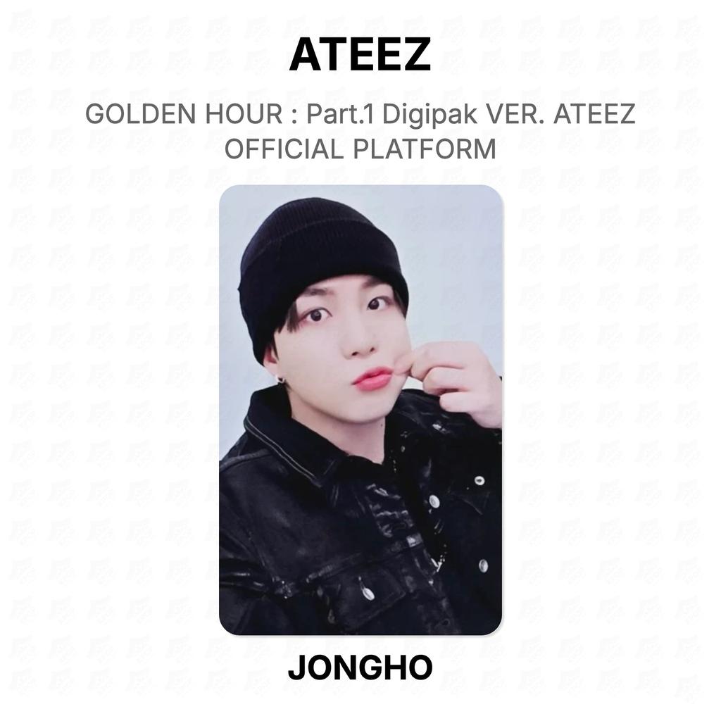 ATEEZ GOLDEN HOUR : Part.1 Digipak VER. ATEEZ OFFICIAL PLATFORM Official Photocard