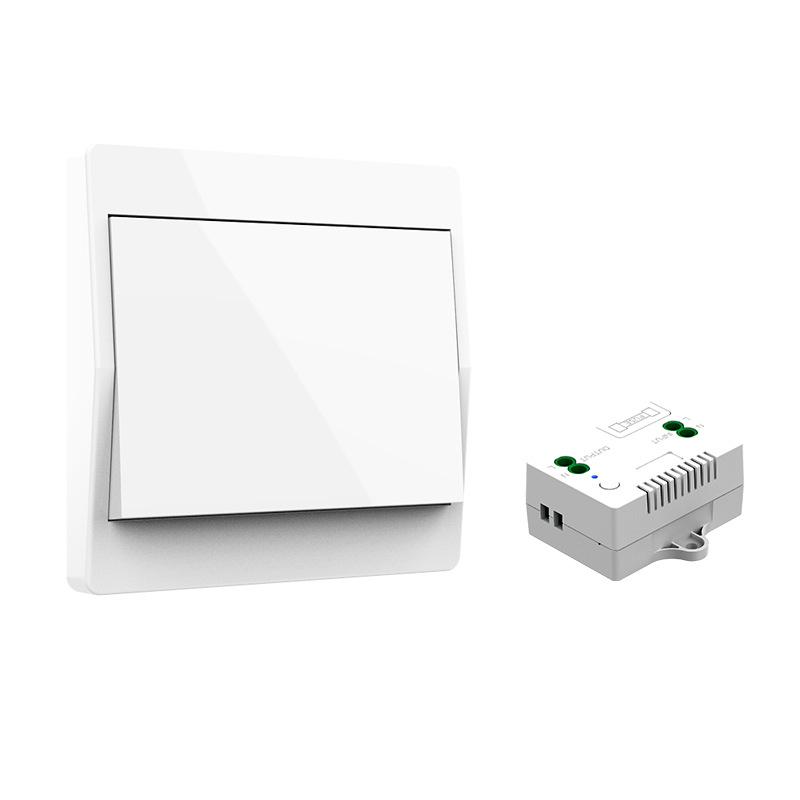 Bezdrátový vodotěsný nástěnný vypínač bez baterií se samogenerovanou energií a velkým dosahem