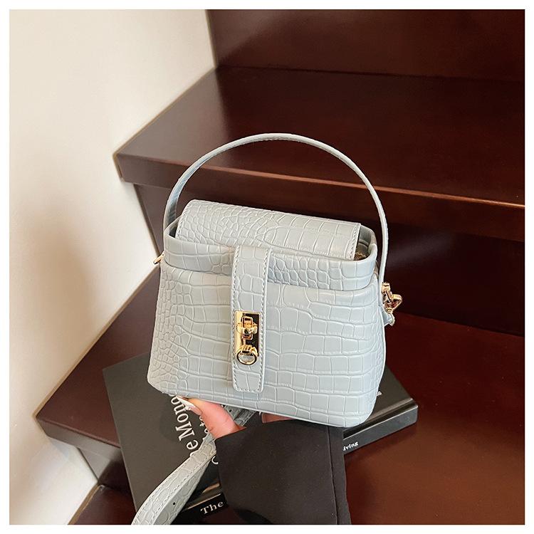 Modische tragbare kleine Tasche Damen 2025 neue High-End Krokodilmuster Beuteltasche vielseitiges Design Umhängetasche