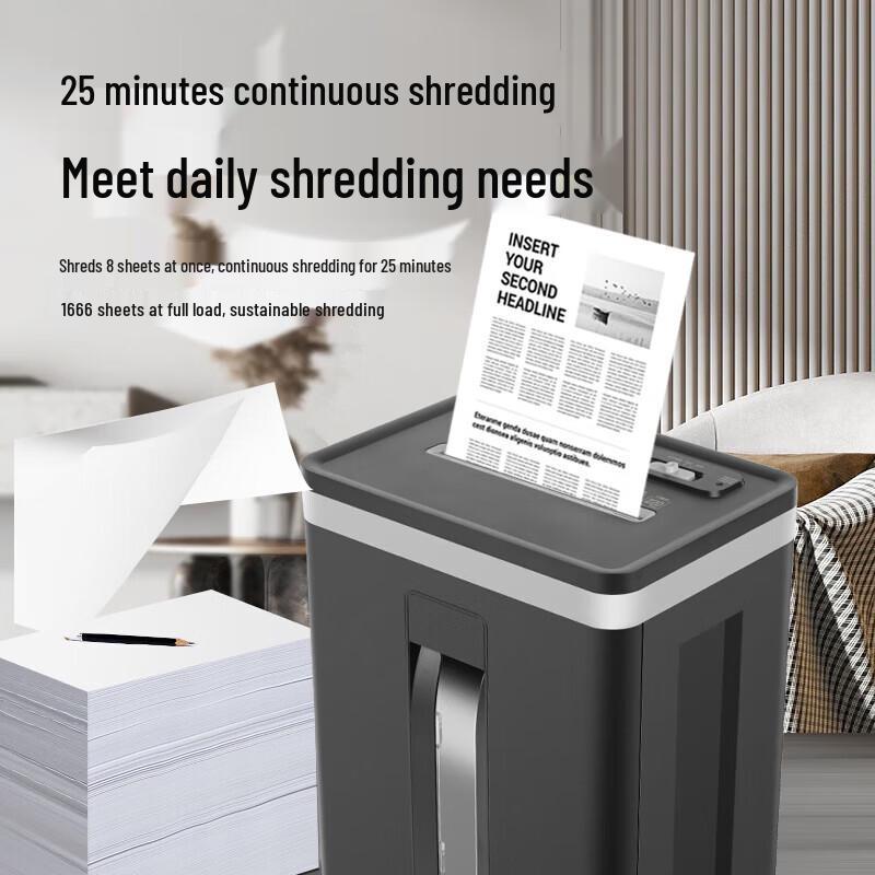 Comet C-825 High-Security Commercial Paper Shredder CN plug (adapter included)