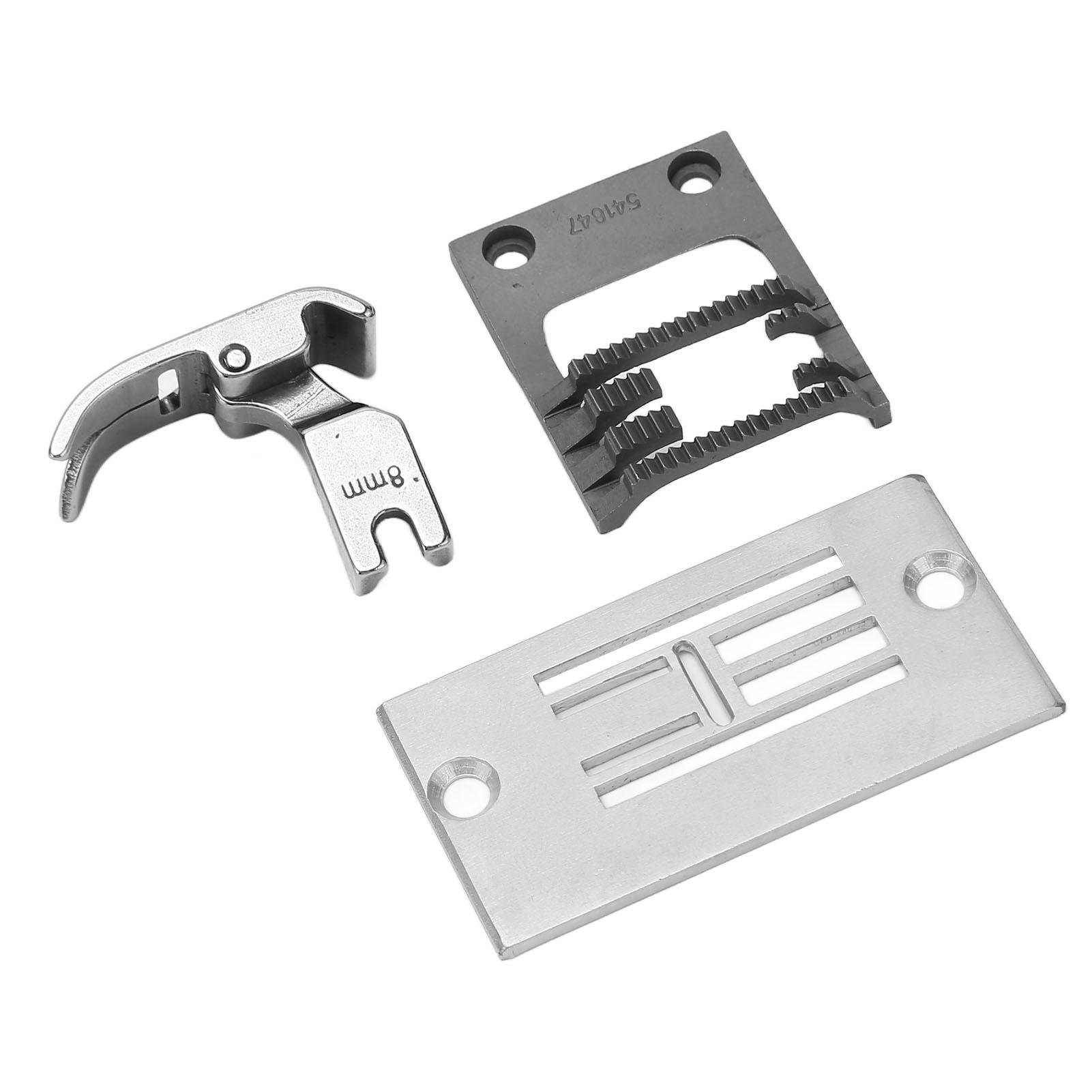 

Игольная пластина для шитья из нержавеющей стали, прочная, легко монтируемая, сменная игольная пластина с прижимной лапкой