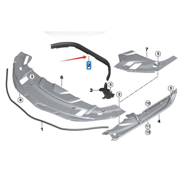 Cabin Seal for BMW 7 Series G11/G12