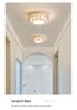Modern LED Crystal Ceiling Light for Hallway or Corridor