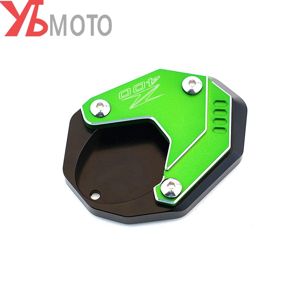 New For KAWASAKI NINJA 400 Ninja400 Z400 2018-  2022 Motorcycle CNC Foot Side Stand Extension Kickstand Enlarge