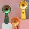 Fan Portable Stylish Battery Operated Handheld Rechargeable Solid Color Handled Washable Indoor Outdoor Reading Sports Fans