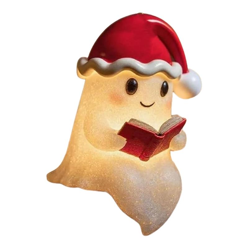 

Specter Sculpture Desktop Ornament Night Light For Children Resin Materials Brightness Holiday Decoration 1