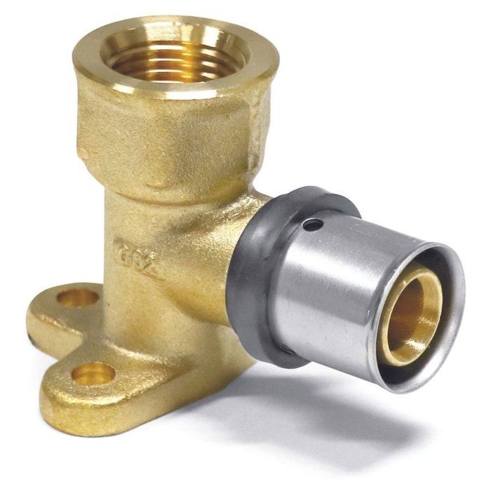 Coude Mural à Sertir 16mm, 1/2 Pouce, Raccord Multicouche