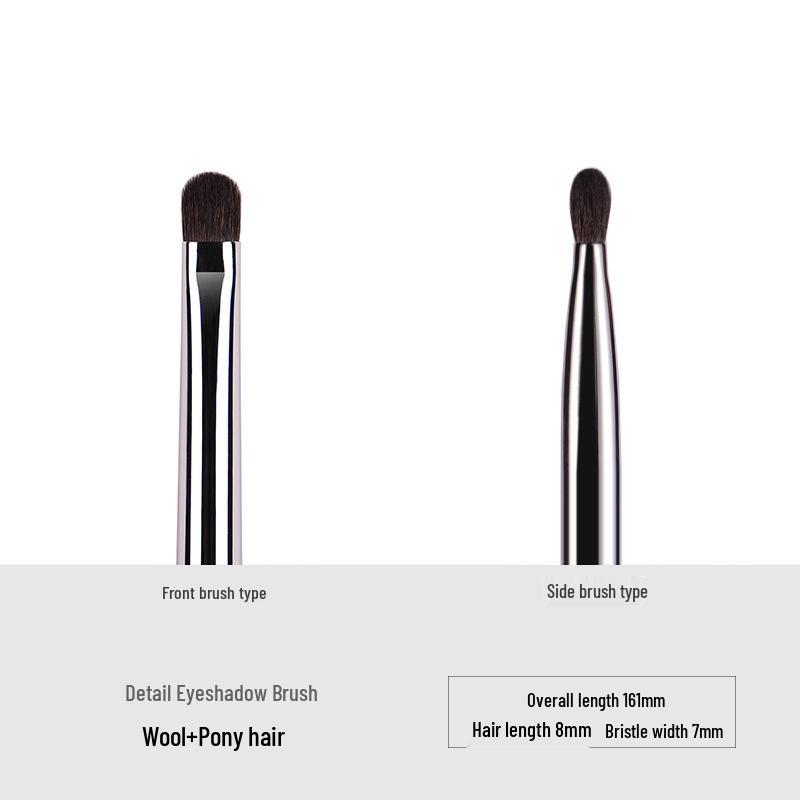 Ebony Wood Animal Hair 40-Piece Makeup Brush Set for Eyeshadow and Blush