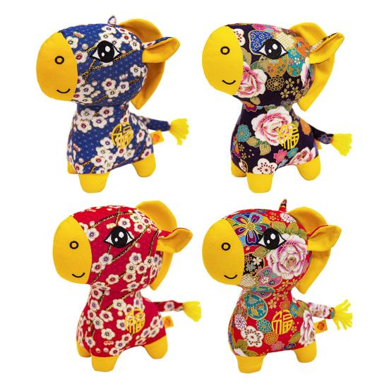 2026 Year of The Horse Doll Pendant National Style Fabric Plush Toy Good Luck Lively Desktop Ornament Festival Gift