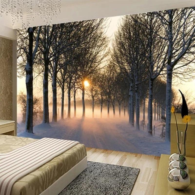 3d Forest Landscape Wall Murals Living Room Tv Sofa Bedroom Wallpaper Home Decor Fresco