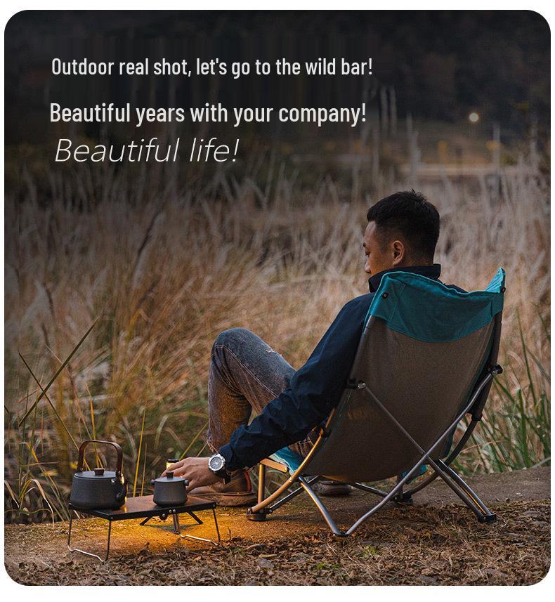 Ultra-Light Portable Aluminum Alloy Tea Set: One Pot & Three Cups for Camping and Travel