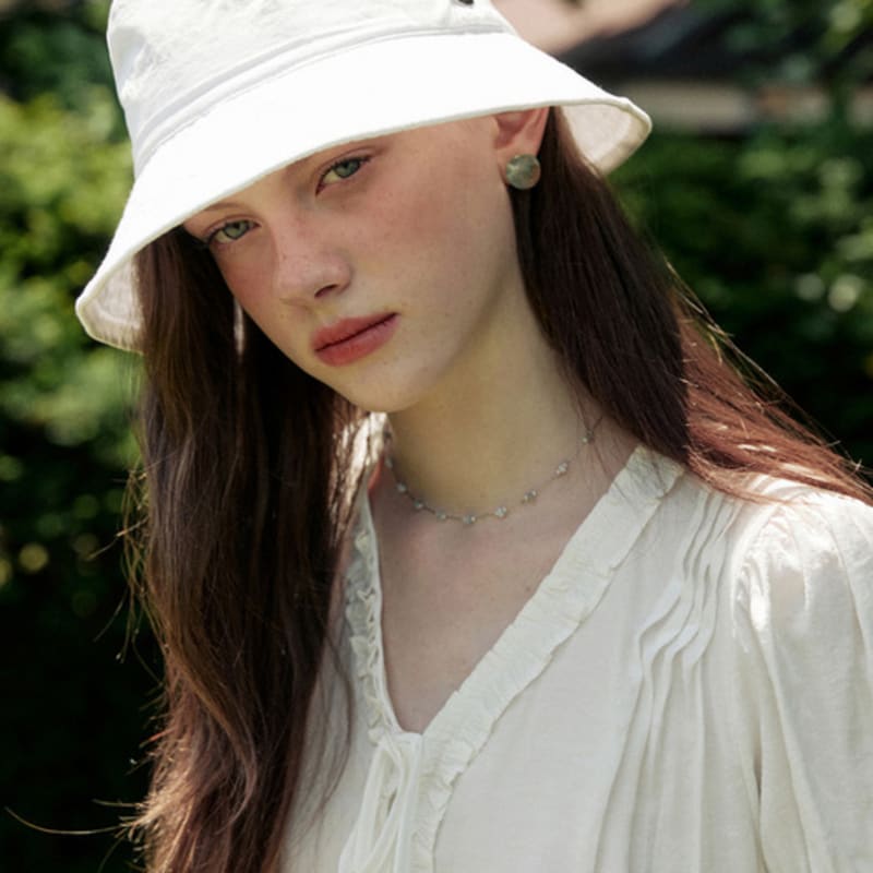 ADAUL Natural AD Charm Bucket Hat - 4color
