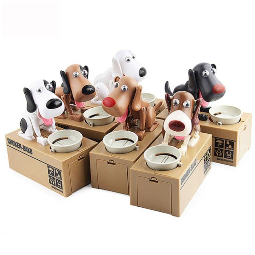 Large Capacity Automated Dog Steal Coin Piggy Bank Anti-fall Coins Storage Box  Living Room
