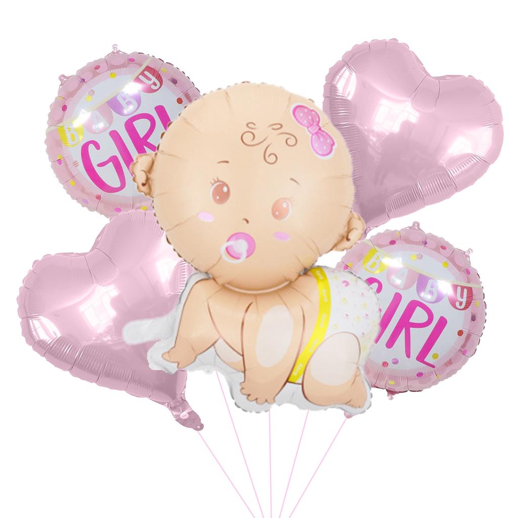 Erster Geburtstag Arrangement Babyparty Baby Aluminiumfolienballon Set Baby Geburtstagsballon Dekoration