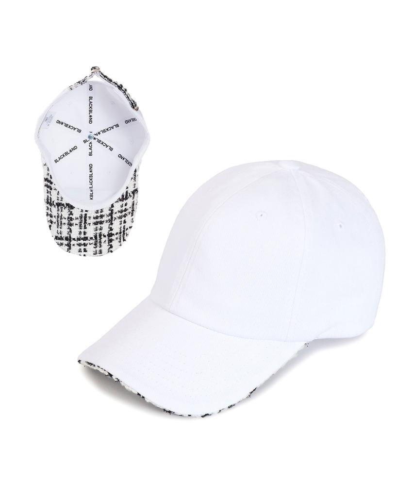 BLACKBLOND Vividi Tweed Cap (White)