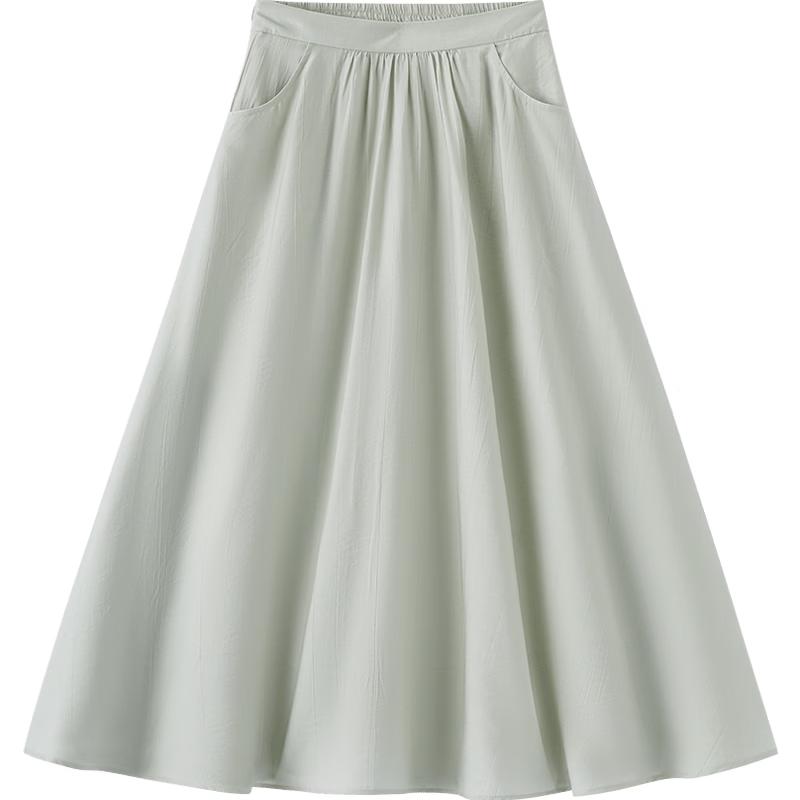 EICHITOO Women s Elegant A-Line Long Skirt S