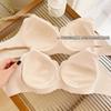 Naked seamless girls underwear high-quality small breasts gather soft support upper support fixed cup comfortable bra