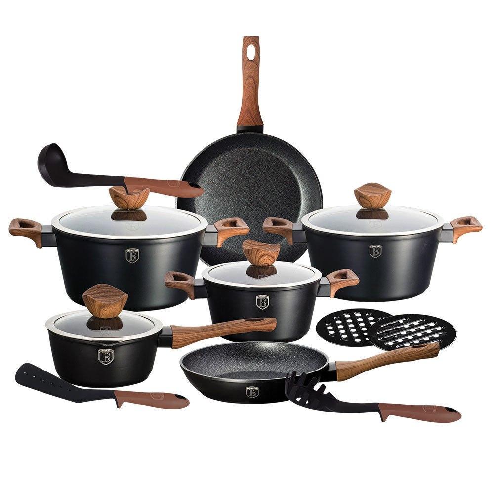 Berlinger Haus Bh-1537 Forest Line Granite Cookware Set