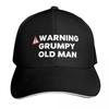Warning Grumpy Old Unisex Funny Old Unisex Saying Great For Grumpy Dads White Baseball Cap New In Hat Caps Women Unisexs