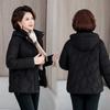 Mother's Style Down Jacket for Women in Winter New Style for Middle-aged and Elderly Women, Large Size Cotton-padded Jacket, Short Style