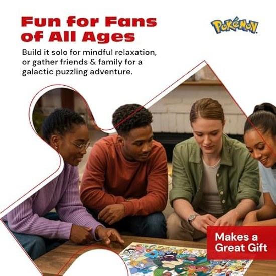Buffalo Games Pokemon Fan Favorite 300 Large Piece Jigsaw Puzzle Multicolor 55cm x 38cm