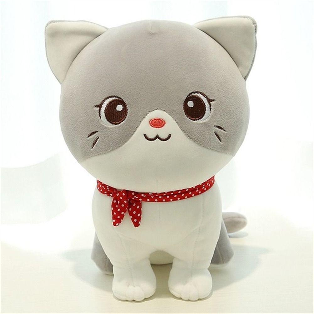 Boys Girls Sleeping Cute Soft Cat Doll Simulation Animal Cat Plush Doll Plush Toys Stuffed Animal