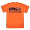 Nijigen Cospa Martian Successor Nadesico The Prince of Darkness Nergal Heavy Industries Dry T-Shirt Orange Large Polyester